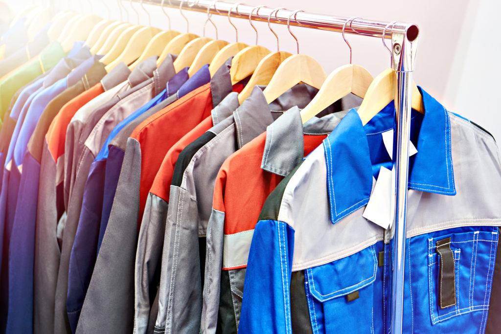 jackets on hangers - how to wash water-proof clothing